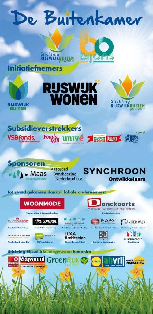 Sponsoren - de buitenkamer